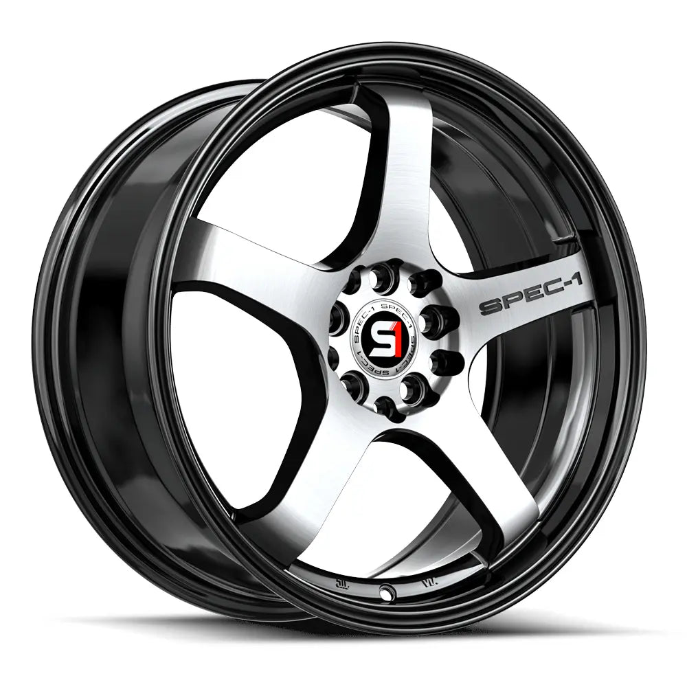 Spec-1 SPT-31 Black Machined wheel