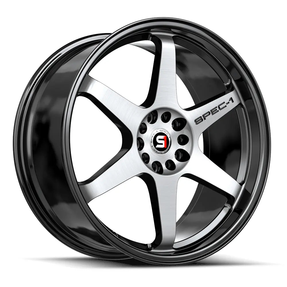 Spec-1 SPT-33 Black Machined wheel