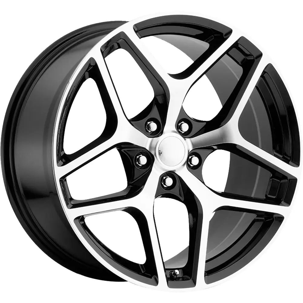OE Revolution Z28 Black Machined wheel