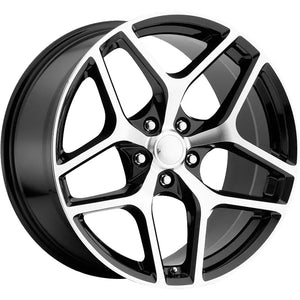 OE Revolution Z28 Black Machined wheel