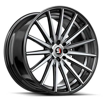 Spec-1 SP-69 Black Machined wheel