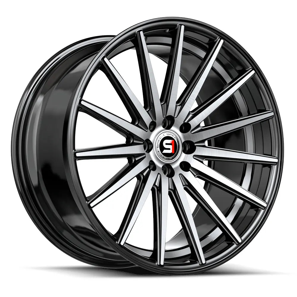 Spec-1 SP-69 Black Machined wheel