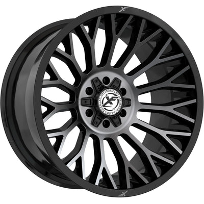 XF Off-Road XF-237 Black Machined/Titanium wheel