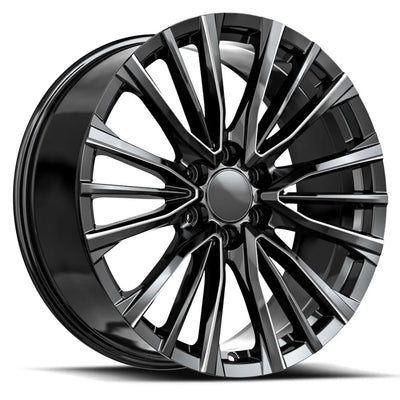 OE Revolution CAD-36 Black/Milled wheel