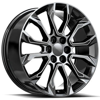 OE Revolution G-38 Black/Milled wheel