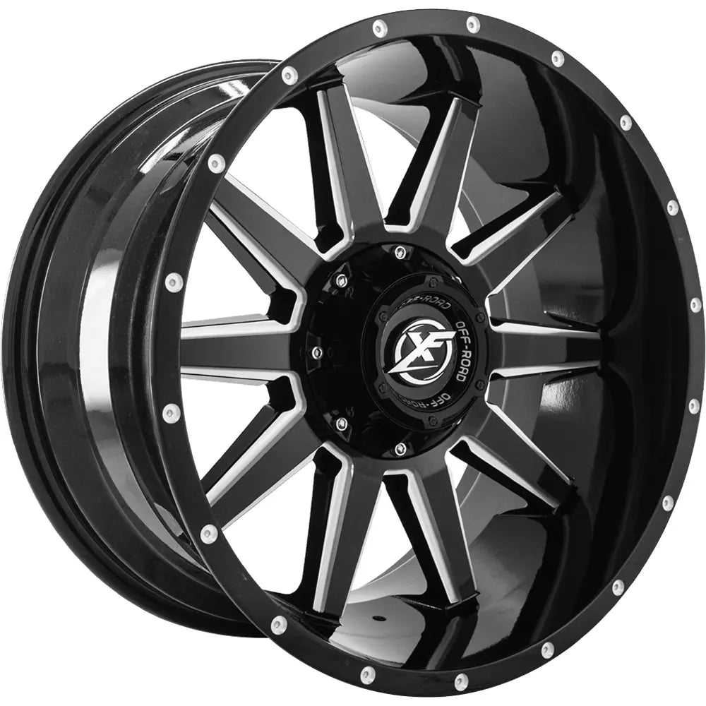 XF Off-Road XF-219 Black/Milled wheel