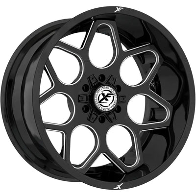 XF Off-Road XF-233 Black/Milled wheel