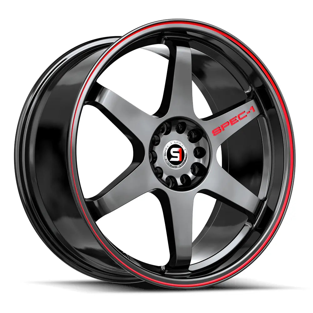 Spec-1 SPT-33 Black/Red wheel