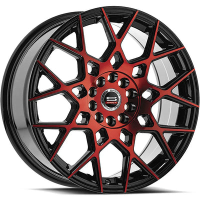 Spec-1 SP-52 Black/Red Machined wheel