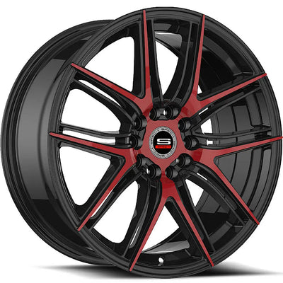 Spec-1 SP-56 Black/Red Machined wheel