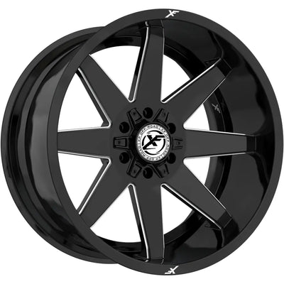 XF Off-Road XF-236 Black/Milled wheel