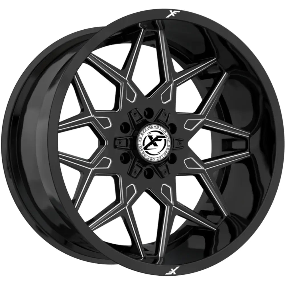 XF Off-Road XF-238 Black/Milled wheel