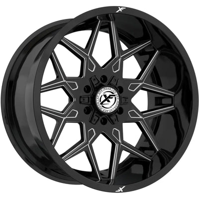 XF Off-Road XF-238 Black/Milled wheel