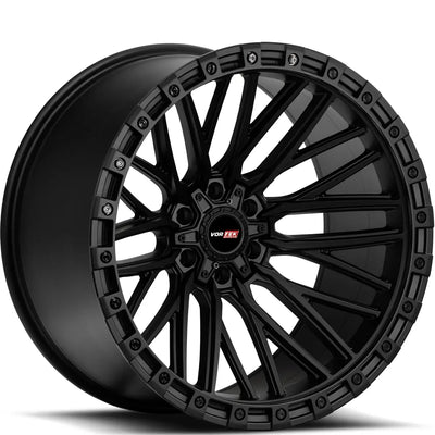 Vortek VRT-608 Matte Black wheel