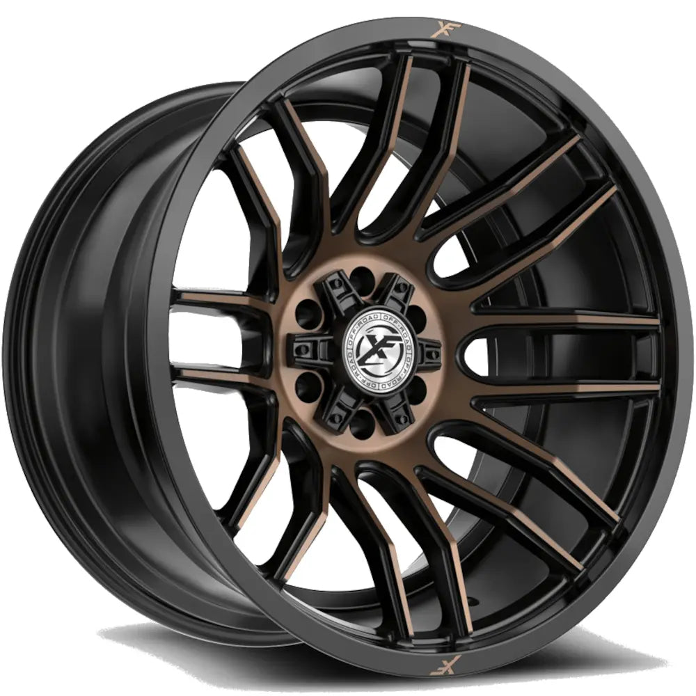 XF Off-Road XF-232 Batin Black/Bronze Machined wheel