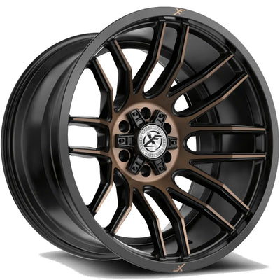 XF Off-Road XF-232 Batin Black/Bronze Machined wheel