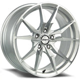 Shift Blade Silver Machined wheel