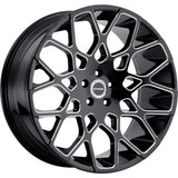 Strada Buca Black Milled wheel