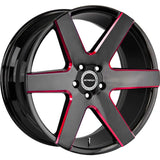 Strada Coda S60 Black/Red wheel