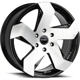 Strada Coltello Black Machined wheel