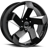 Strada Coltello Black Milled wheel