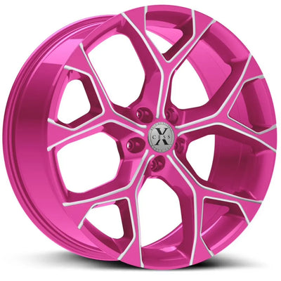 Xcess 5 Flake Pink wheel
