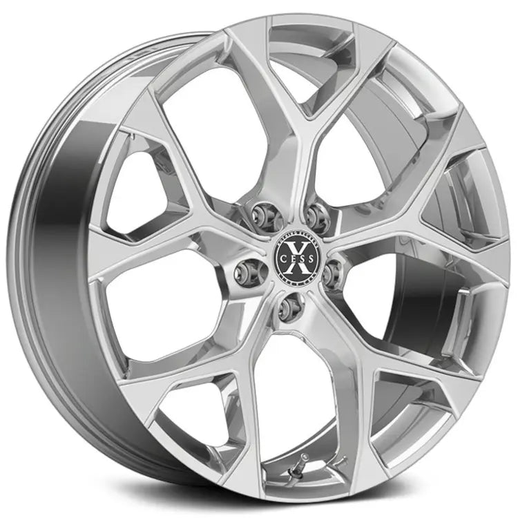 Xcess 5 Flake Chrome wheel