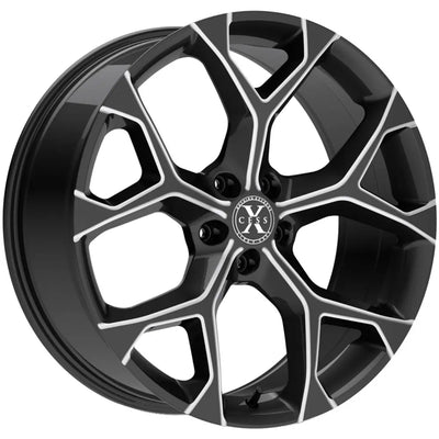 Xcess 5 Flake Black Milled wheel