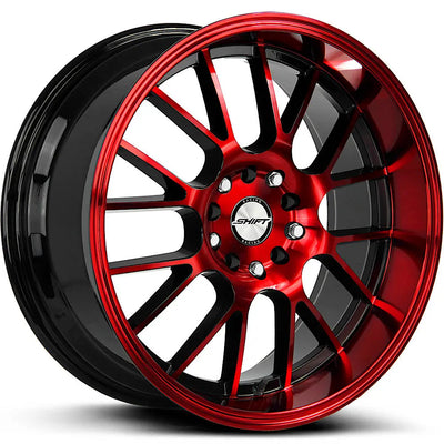 Shift Crank H28 Black/Red wheel
