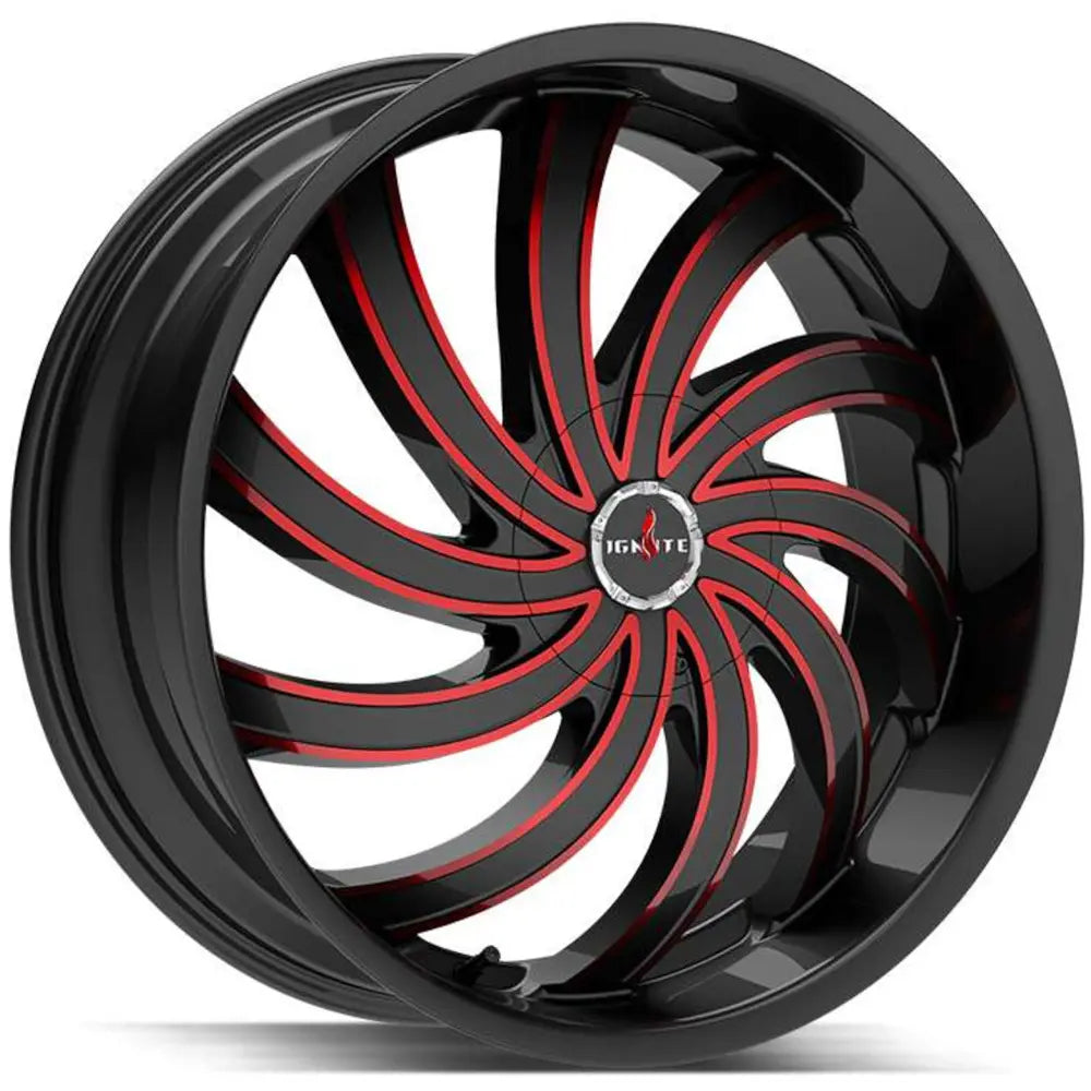 Ignite Flame Black/Red wheel