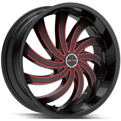 Ignite Flame Black/Red wheel
