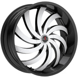 Ignite Flame Black Machined wheel
