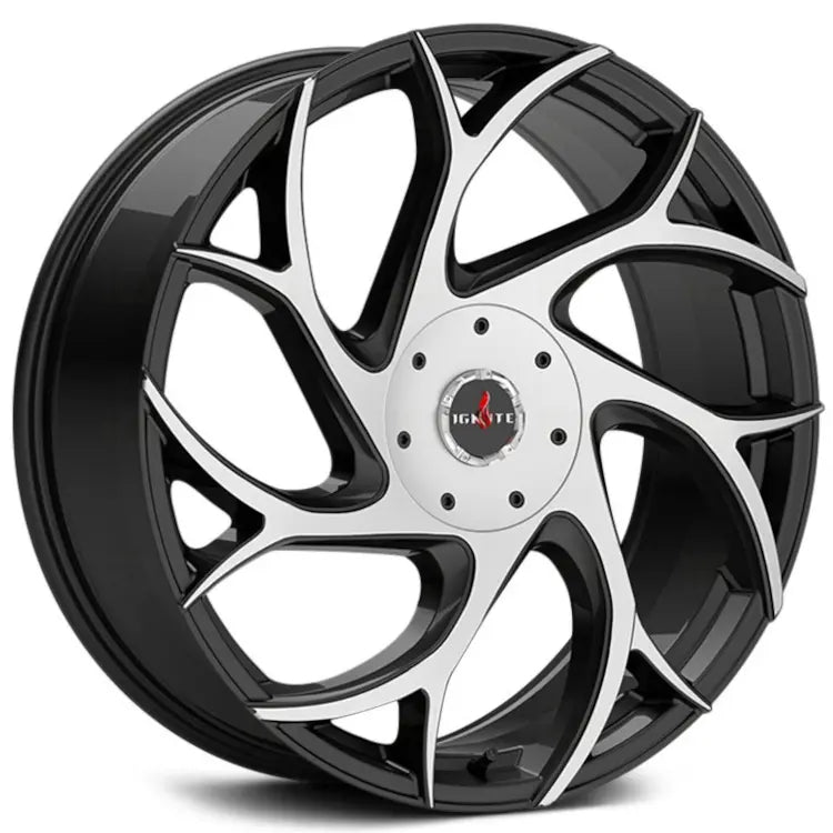 Ignite Inferno Black Machined wheel