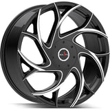 Ignite Inferno Black Machined wheel