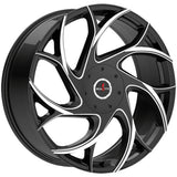 Ignite Inferno Black Machined wheel