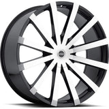 Strada Gabbia Black Machined wheel