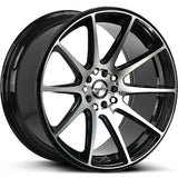 Shift Gear Black Machined wheel