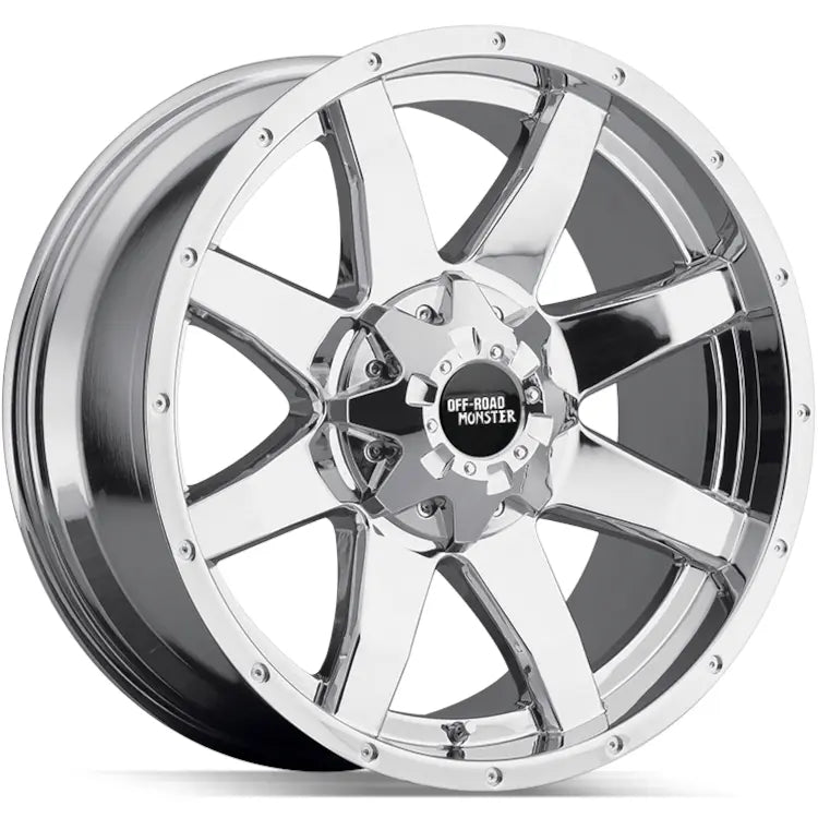 Off Road Monster M08 Chrome wheel
