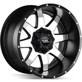 Off Road Monster M08 Black Machined wheel