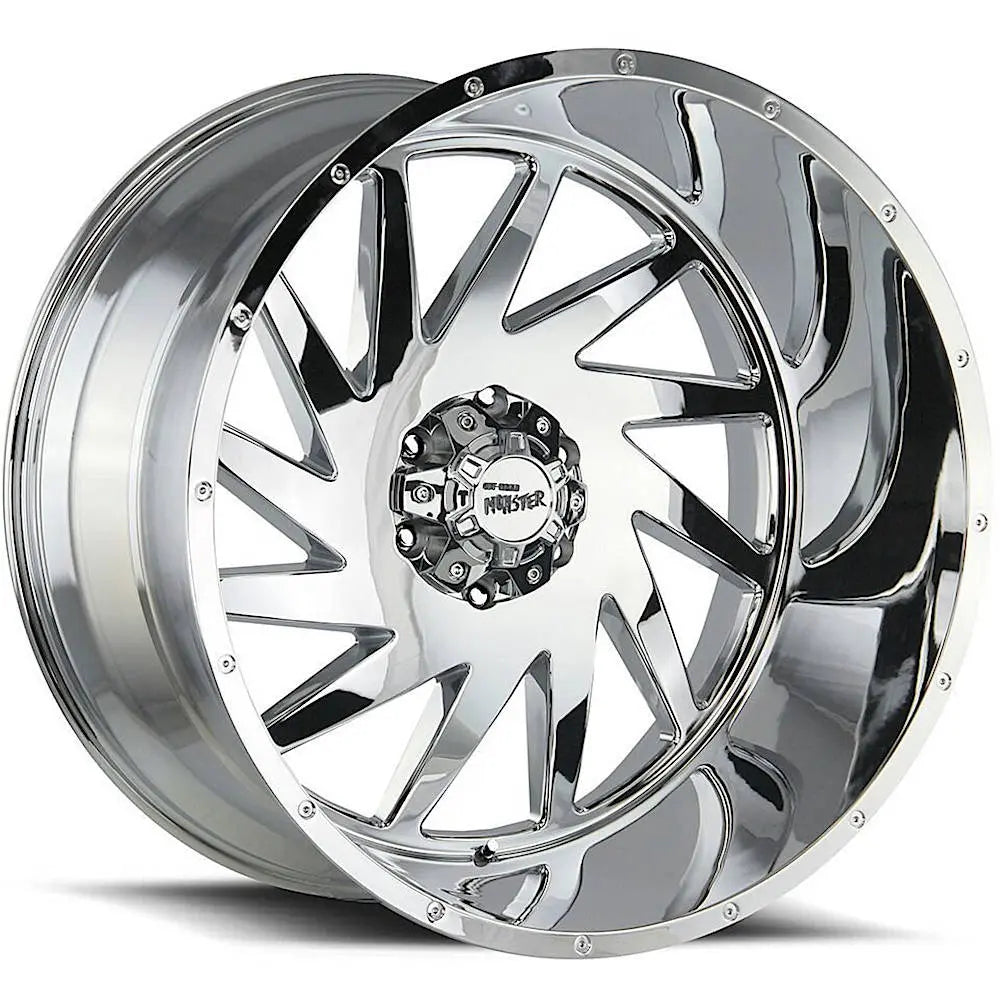 Off Road Monster M12 Chrome wheel