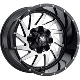 Off Road Monster M12 Black Machined wheel