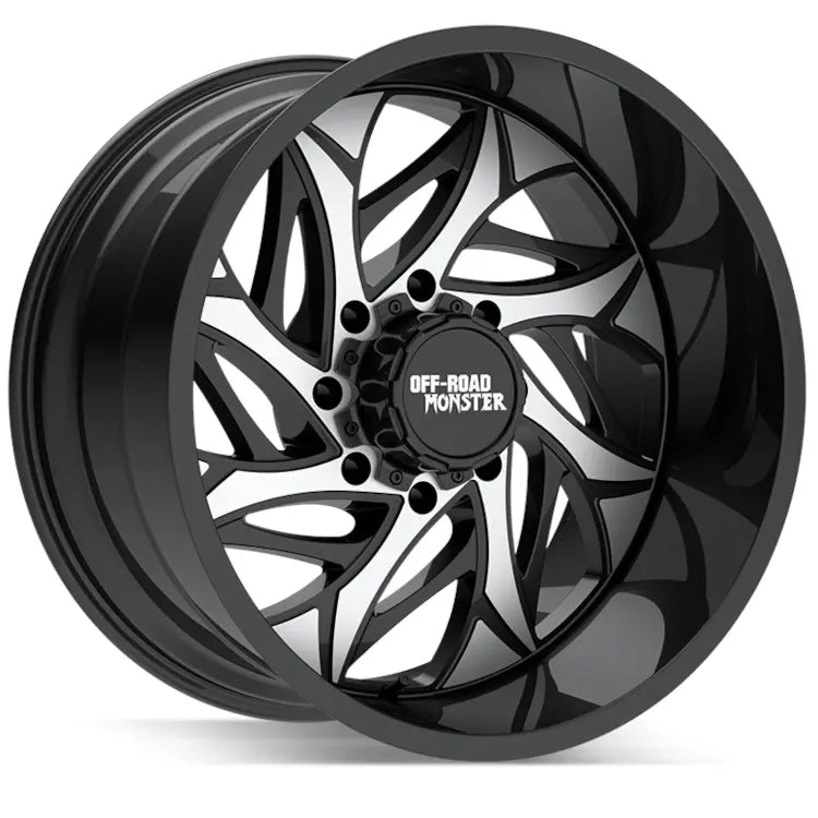 Off Road Monster M28 Black Machined wheel