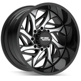 Off Road Monster M28 Black Machined wheel