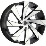 Strada Moto Black Machined wheel