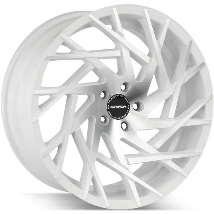 Strada Nido White Machined wheel