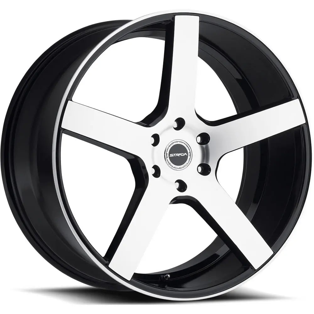 Strada Perfetto Black Machined wheel