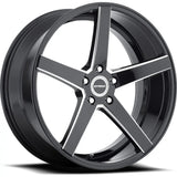 Strada Perfetto Black Milled wheel