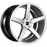 Strada Perfetto Silver Machined wheel
