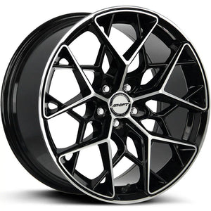 Shift Piston Black Machined wheel