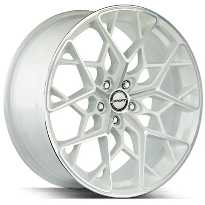 Shift Piston White Machined wheel